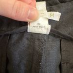 Urban Outfitters London Jean Black Linen Wide Leg Pants Marisa Fit Tie‎ Waist High Rise Sz 8 Photo 8