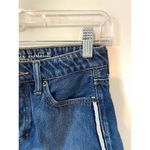 American Eagle High Rise Festival Mini Stripe Denim Skirt Blue Size 0 Short Photo 2