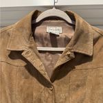 Live a Little  Brown Suede Leather Jacket Blazer Size S Western Rustic Moto Chic Photo 1