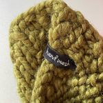 WW Knits Olive Green Chunky Hand Knit Wool Headband Ear Warmer One Size Photo 2