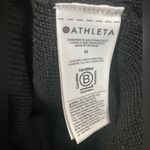 Athleta  Hanover Refined V-Neck Sweater in Black Merino Wool size medium Photo 7