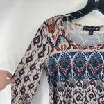 Living Doll  Women's tunic top shirt pullover mini dress Large EUC peacock Photo 3