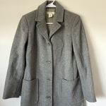 J.Crew  Grey Wool Cashmere Blend Coat Size: XS Petite Photo 1