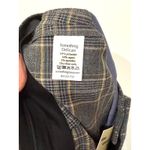 Something Navy NWT  Plaid High Waisted Trouser Pants Brown Combo Women's Size 4 Photo 6