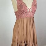 Free People Adella Slip Dress in Rose Photo 2