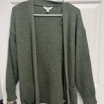Time & Tru Long Green Cardigan  Photo 0