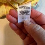 BP  Womens One Shoulder Crop Top Yellow Floral Size Small‎ Photo 2