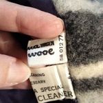 Vintage Princeton Coat Wool Suede Hooded Coat Woman's 7/8 Striped Button Lined Blue Size undefined Photo 3