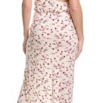 Free People NWOT Daria Graphic Maxi Dress in Ivory Combo open back S Photo 1