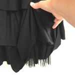 AKA Y2K black & gold tiered silk mini dress XS/S Black Photo 6