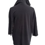 ZARA  Trafaluc Short Sleeve Hooded Sweatshirt Black Size Small Photo 5