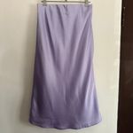 APPARIS | Katia Lavender Satin Midi Slip Skirt Pastel Purple | Extra Small Size XS Photo 1