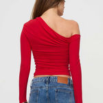 TJ Maxx Red Off-The-Shoulder Top  Photo 1