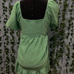 Derek Heart Green Dress Photo 4
