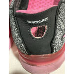 Skechers Woman’s Slip On Sketchers Goga Mat Quick Fit Flex Black & Pink 8 Sneaker Stk#725 Photo 4