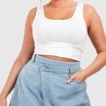 Boohoo  Denim Wrap Skirt Plus Photo 3