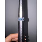 Sterling Silver 925 Simulated‎ Blue & Purple Ring Size 8 Topaz & Amethyst Photo 3