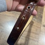 Brighton  leather belt‎ brown medium floral pouch included Photo 3