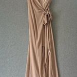 Show Me Your Mumu Bridal Mariah Wrap Maxi Dress Dusty Blush Size Small G0795 Photo 2