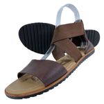 Sorel Ella Brown Leather Elastic Stretch Sandals Women’s Size 8 Photo 8