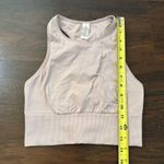 Lululemon light pink high neck sports bra size 4 Photo 5