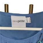 ASOS Blue Pink Beaded Mirror Embroidered Sleeveless Special Occasion Maxi Dress Size XS Photo 5