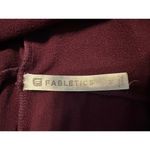 Fabletics  Hooded Long-Sleeved Athletic Dress Size Medium Plum Kangaroo Pocket Photo 2