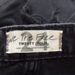 We The Free  Black Distressed Denim Mini Skirt‎ Photo 6