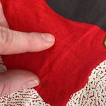 VINTAGE Christmas Tshirt Santa Sz Small Single Stitch Short Sleeve Hanes Beefy T Red Photo 7