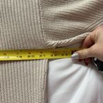 Lululemon Womens Long Sleeve Open Front Cardigan Sweater Tan Womens Size M/L White Size L Photo 4