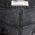 Garage Black Vintage Cut-Off High Rise Destructed Denim Shorts Photo 4