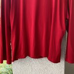 Karen Kane ♥️ Surplice Faux Wrap Long-Sleeved Knit Top/Blouse, Rich Red, Plus 2X Photo 6