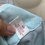 Vintage Figurfit Womens Housecoat Robe Blue Short Sleeve Size M Button Pocket Size M Photo 5