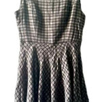 ZARA  gray plaid Wool jumper medium mini dress school girl academia preppy​ twee Photo 0
