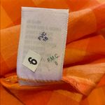 Crown & Ivy  Gingham Cotton Button Down Shirt Orange Size XL Photo 8