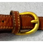 Coach Vintage 1980’s  Sheridan Mayfield Navy Blue Pebbled Leather w/ Brown Trims Photo 10