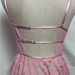Pink Floral Lace Babydoll Lingerie intimates NWOT Medium Photo 2