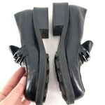 Unlisted Virginia Y2K Women's Silver Metal Bit Loafers Black Size 6 Goth Preppy Photo 3