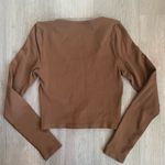 NWOT OQQ Brown Scoop Photo 2