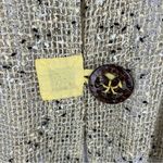 Serengeti Marled Mesh Net Button Front Batwing Shark Bite Cardigan Lagenlook Yellow Size 2X Photo 3