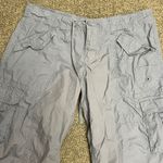 Norma Kamali Cargo Multi Pocket Crop Pants in Marine Blue Size 12 Photo 1