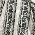 Mille Resort Wear Small Womens Hollie Shirt Dress Long Sleeve Mini Multi Floral White Photo 3