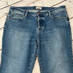 Loft  Distressed Boyfriend Jeans with Button Fly Photo 2