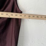 American Living Womens Brown Sleeveless Cowl Neck Blouse Top Dark Red Whimsigoth Photo 6