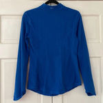 Beyond Yoga  On the‎ Go Mock Neck Jacket in Royal BLUE Track Jacket Athleisure Photo 5