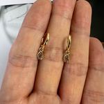 Elegant Teardrop Dangle Drop Earrings for Women Gold Photo 3