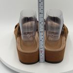 Vionic  Hayden Suede Women's Size 10 Slides Platform Sandals Leather Toffee Brown Photo 4