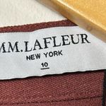 MM.LaFleur New Felisa 2.0 Faux Wrap Twill Sheath Dress Brick Red 10 NO BELT NWT Photo 7