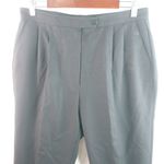 English Wool 32x26 Pocketed Pleated Dress Pants Funeral Black Size 32 Photo 7