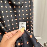 Isalis  Satin Polka Dot Open Back Midi Dress Photo 7